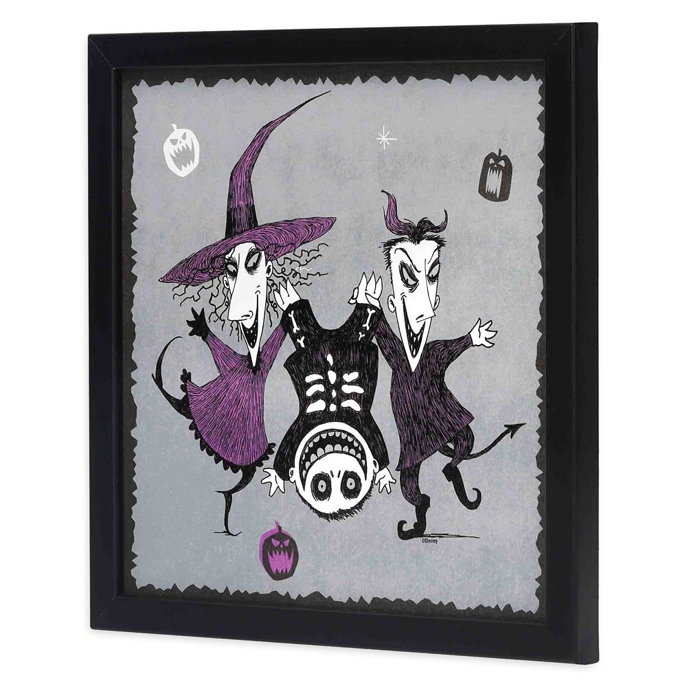 Lock, Shock and Barrel Framed Wood Wall Décor – The Nightmare Before Christmas