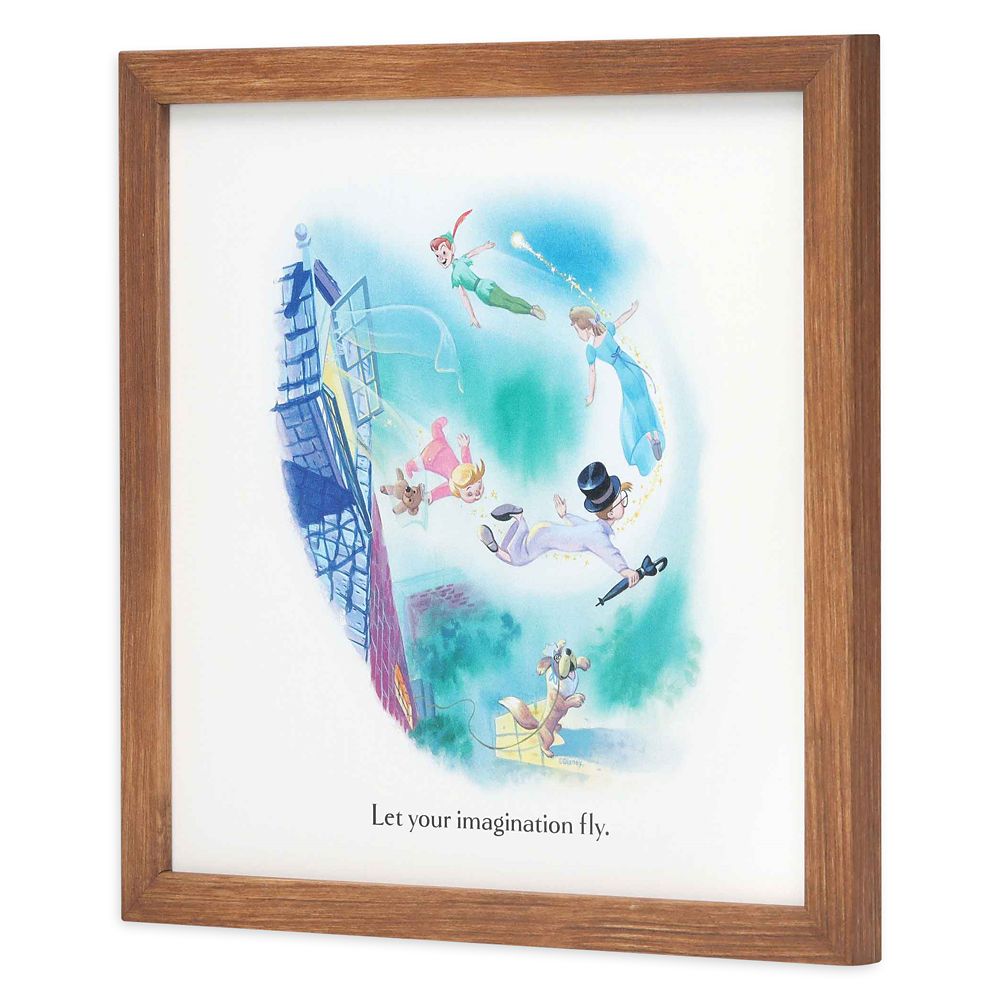 Peter Pan Little Golden Book Framed Wood Wall Décor