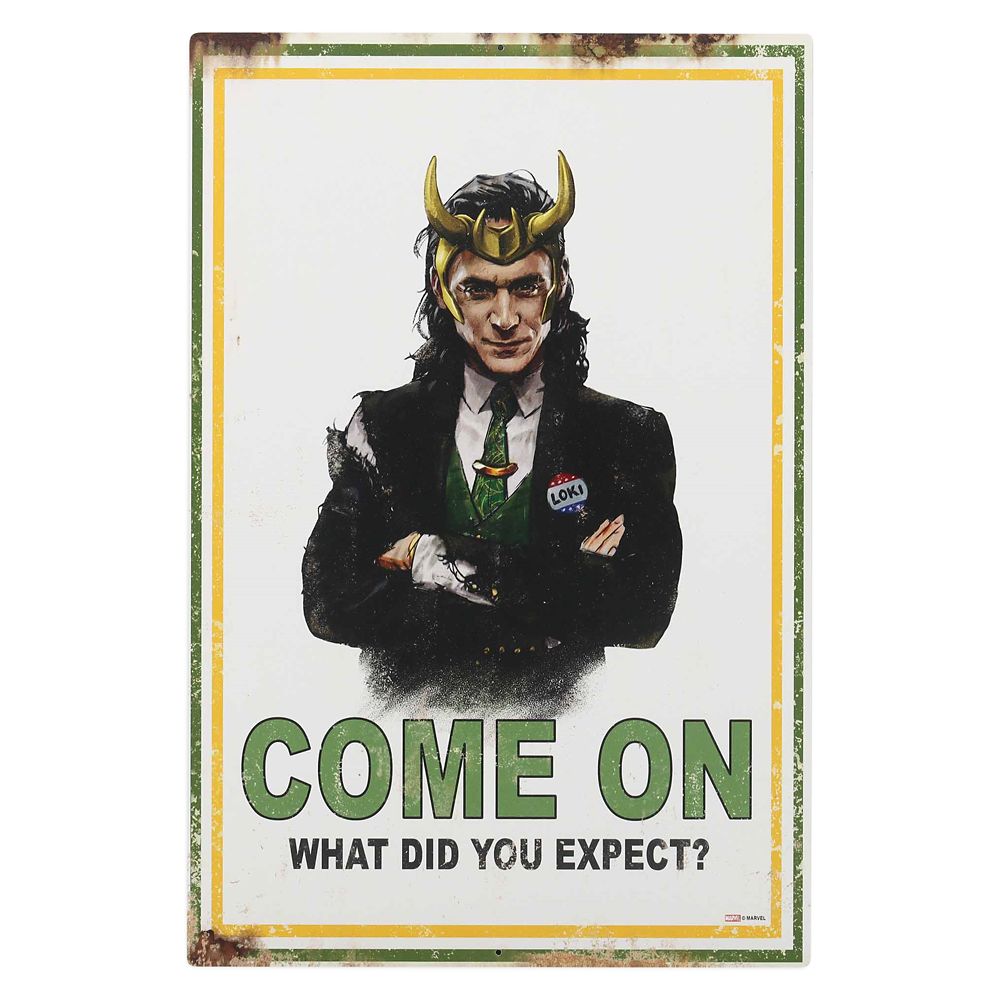 Loki ”What Did You Expect?” Metal Sign released today