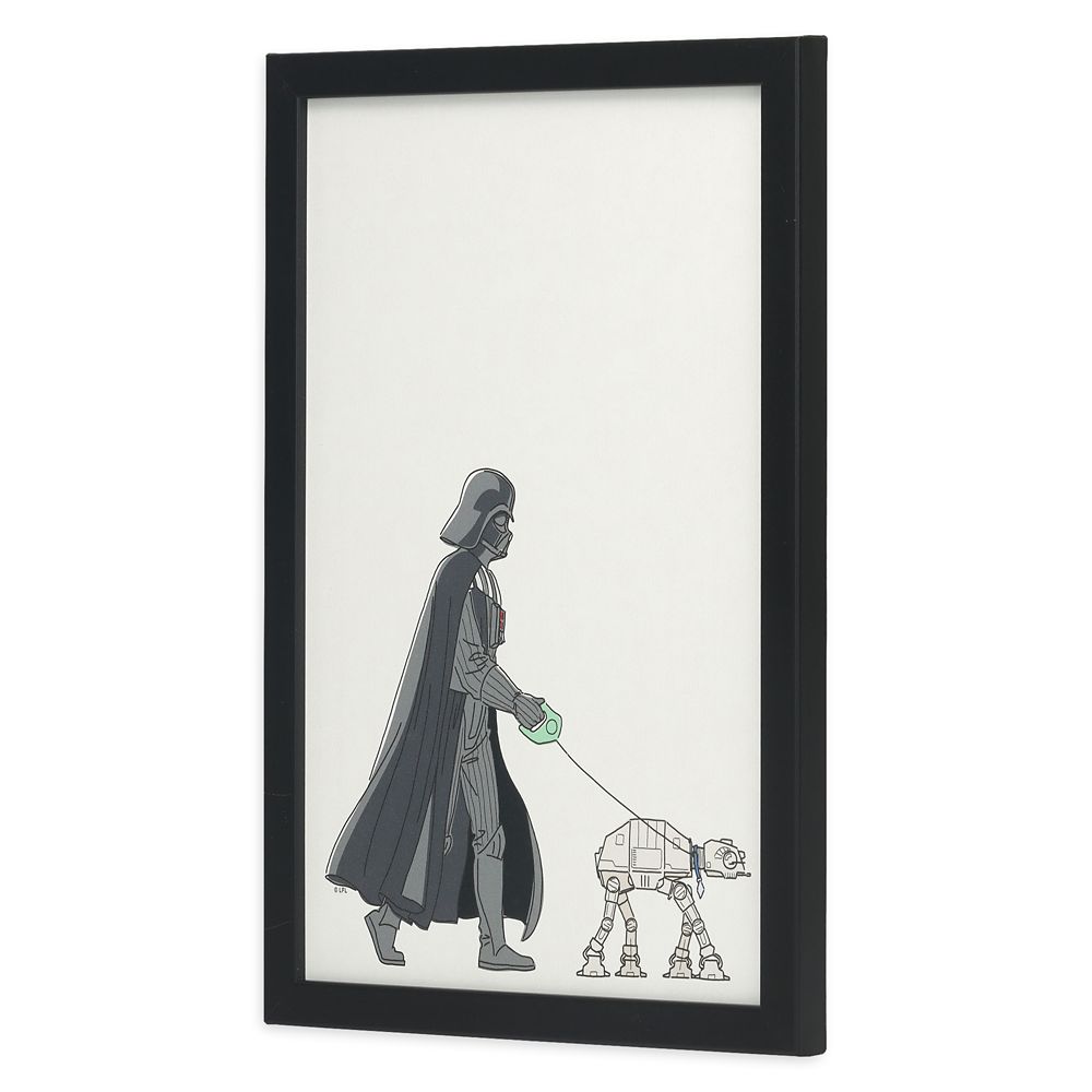 Darth Vader and AT-AT Framed Wood Wall Décor – Star Wars
