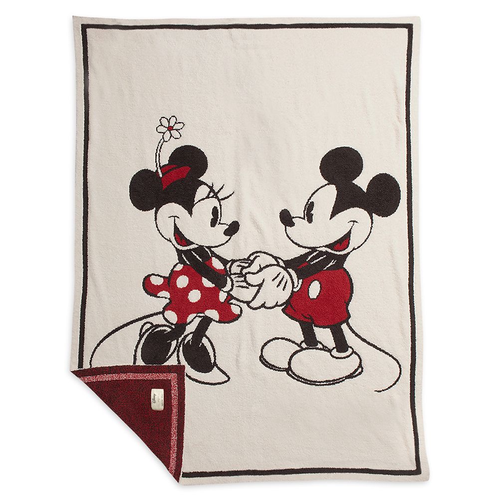 Mickey and Minnie Mouse Blanket by Barefoot Dreams