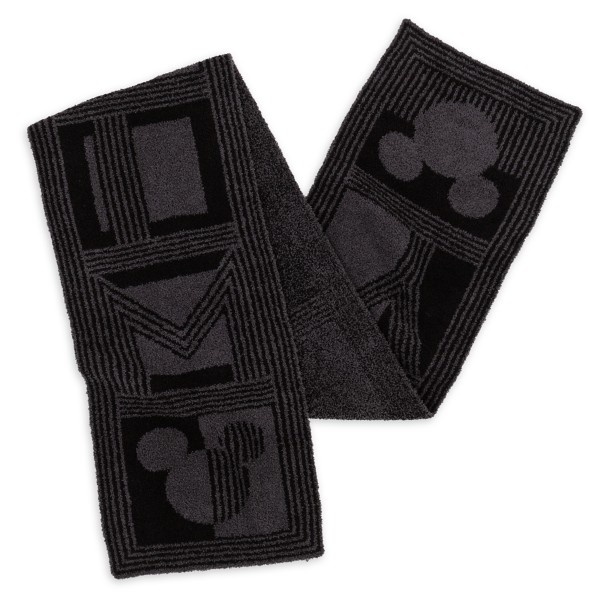 Mickey Mouse CozyChic® Scarf by Barefoot Dreams – Black