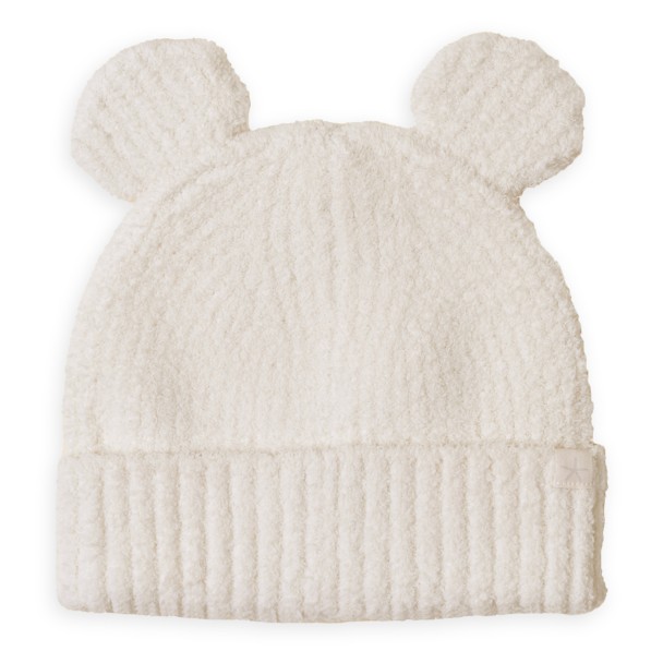Mickey Mouse Beanie Hat for Kids by Barefoot Dreams - Cream