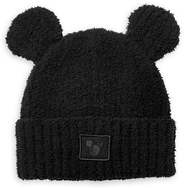 Mickey Mouse Beanie Hat for Kids by Barefoot Dreams – Black