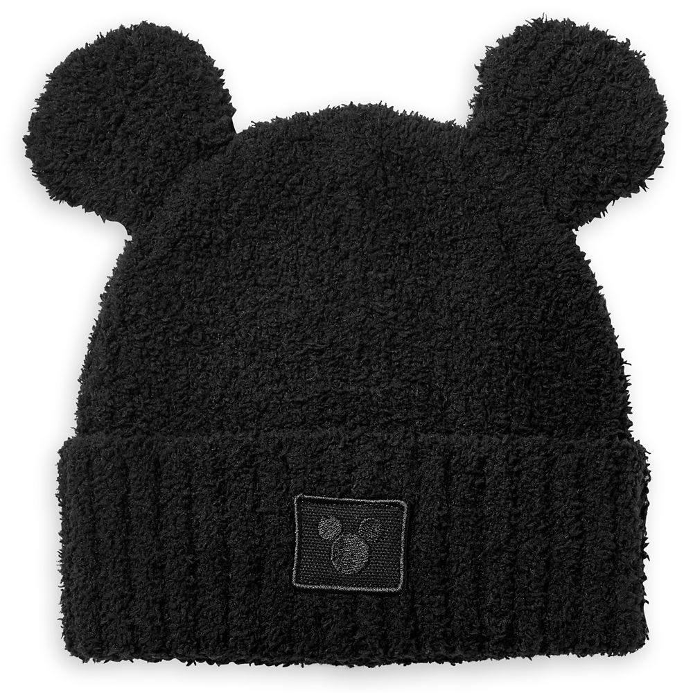 Mickey Mouse Beanie Hat for Adults by Barefoot Dreams – Black is available online