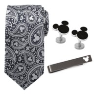 Mickey Mouse Icon Tie, Cufflinks and Tie Clip Gift Set