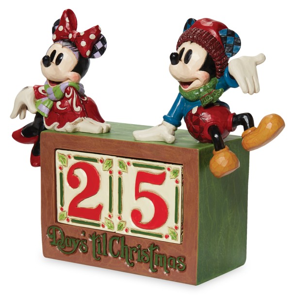 Mickey and Minnie Mouse ''The Christmas Countdown'' Calendar by Jim Shore