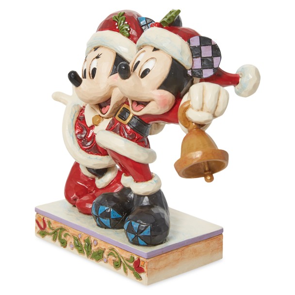 Santa Mickey Mouse and Santa Minnie Mouse Figure by Jim Shore