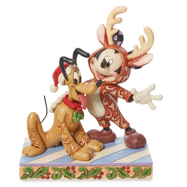 Mickey Mouse and Pluto ''Festive Friends'' Figure by Jim Shore