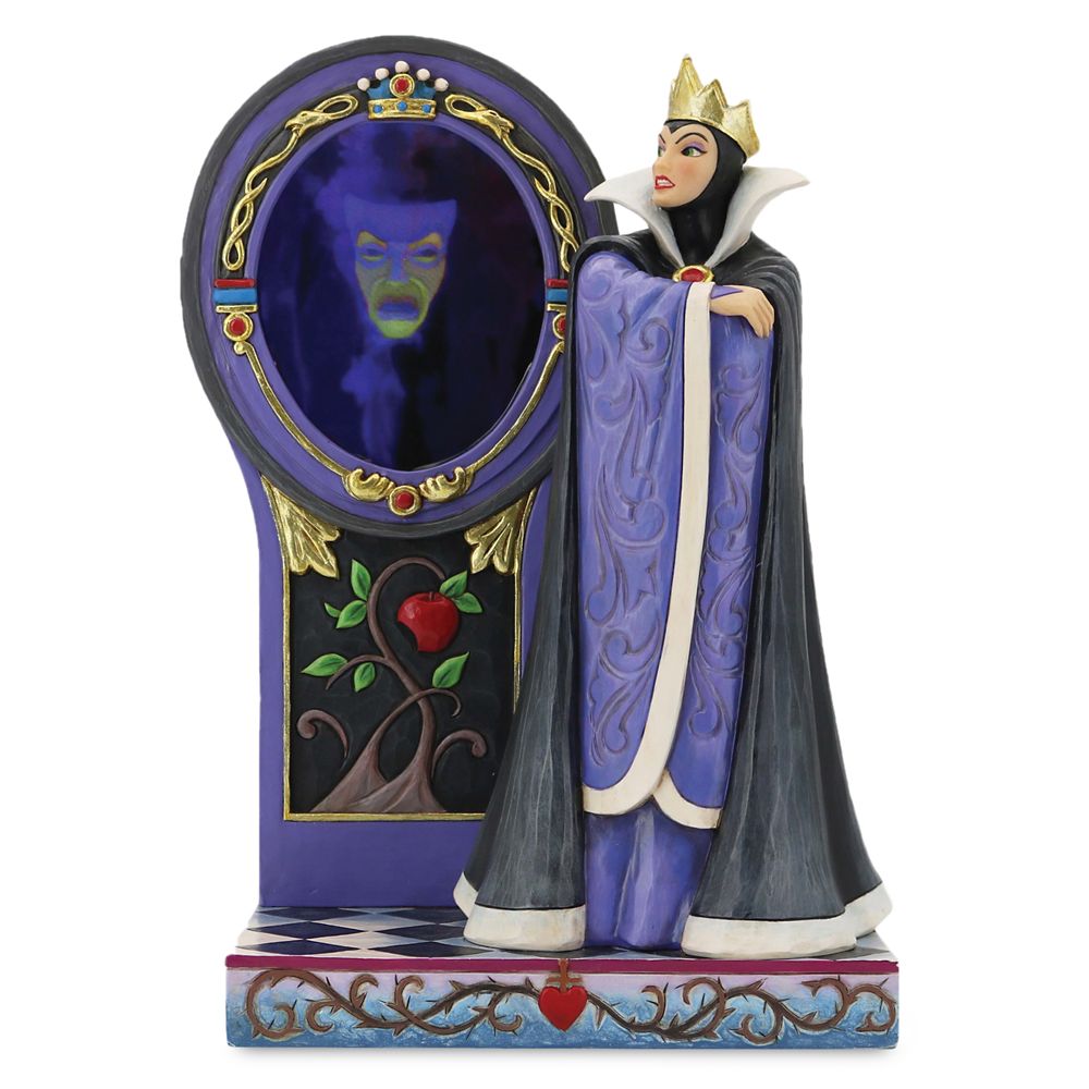 Evil Queen with Magic Mirror Figure by Jim Shore  Snow White and the Seven Dwarfs Official shopDisney