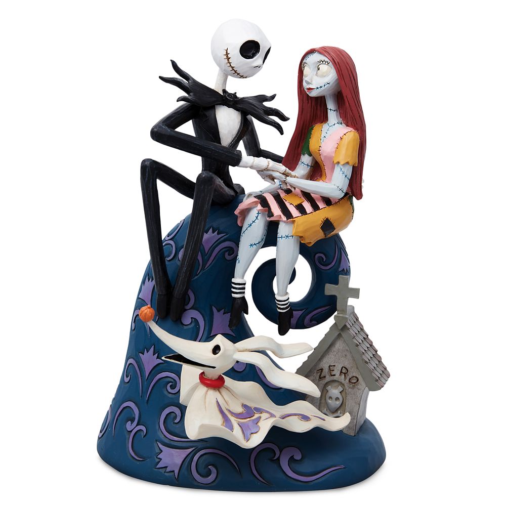Jack Skellington, Sally and Zero Figure by Jim Shore – The Nightmare Before Christmas is available online