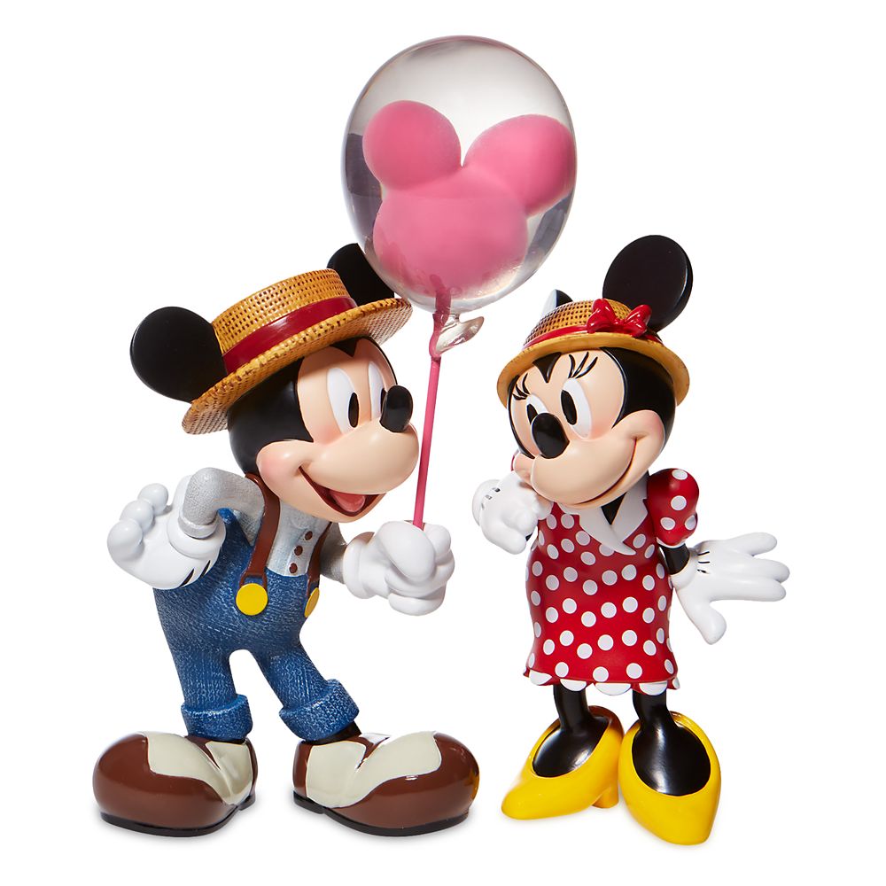 Dapper Mickey and Minnie Mouse Figurine Set