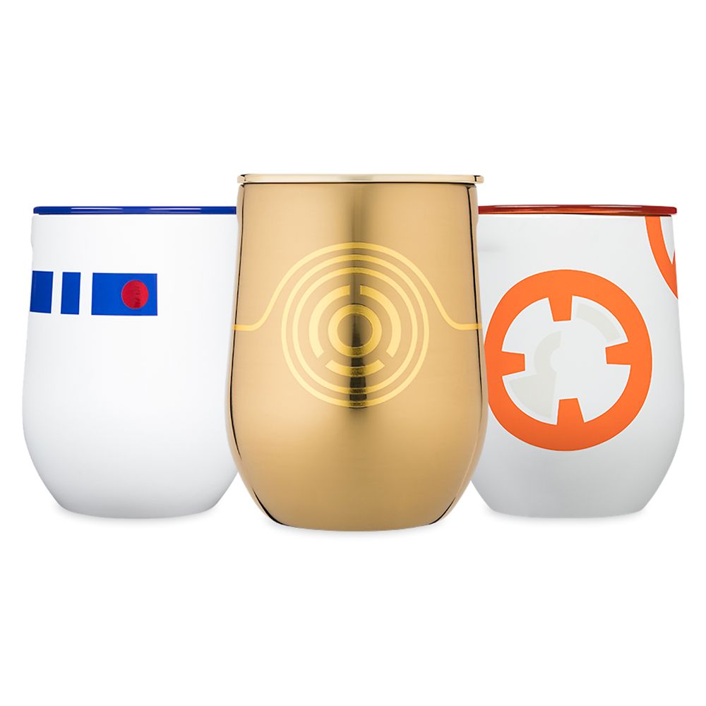Droids Stainless Steel Stemless Cup Set by Corkcicle  Star Wars Official shopDisney