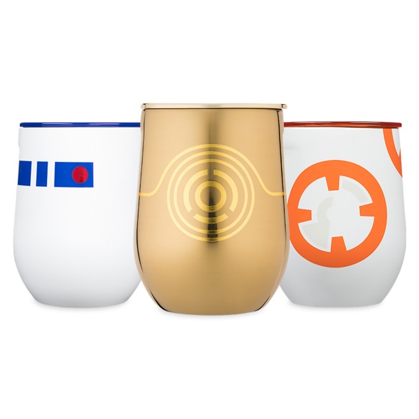 Droids Stainless Steel Stemless Cup Set by Corkcicle – Star Wars