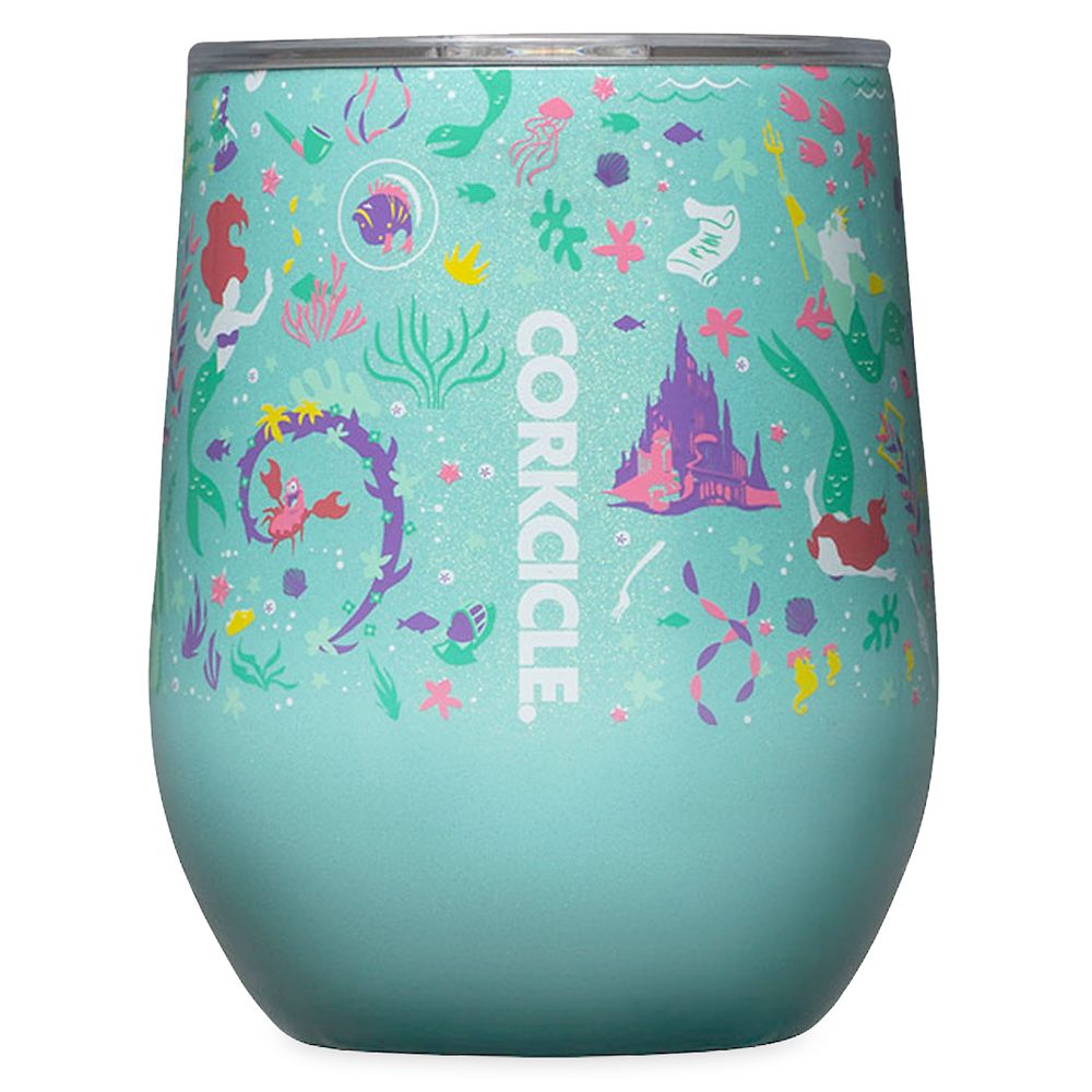 The Little Mermaid Stainless Steel Stemless Cup by Corkcicle Official shopDisney