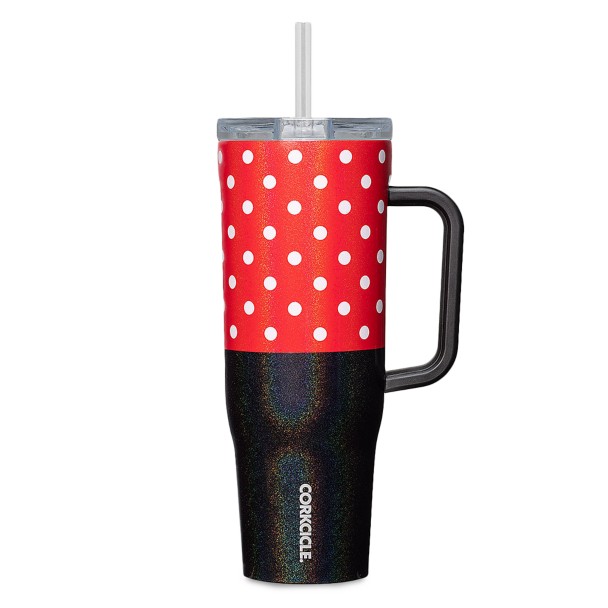 Minnie Mouse Polka Dot Stainless Steel Cruiser Cup with Straw by Corkcicle