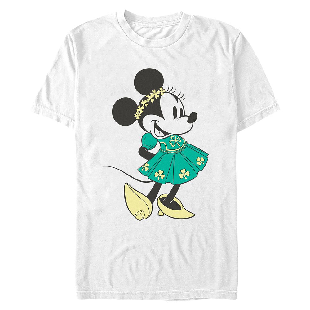 Minnie Mouse St. Patrick’s Day T-Shirt for Adults here now