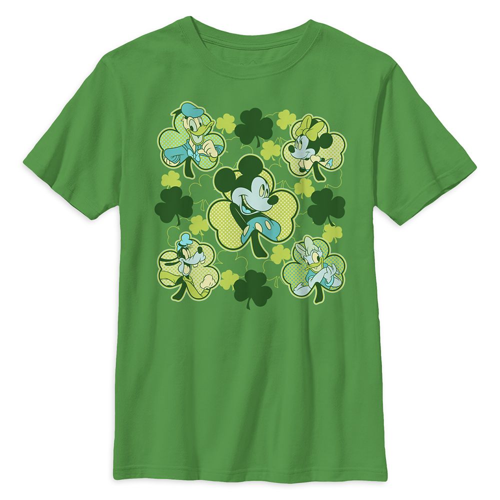 Mickey Mouse and Friends St. Patrick’s Day T-Shirt for Kids now out