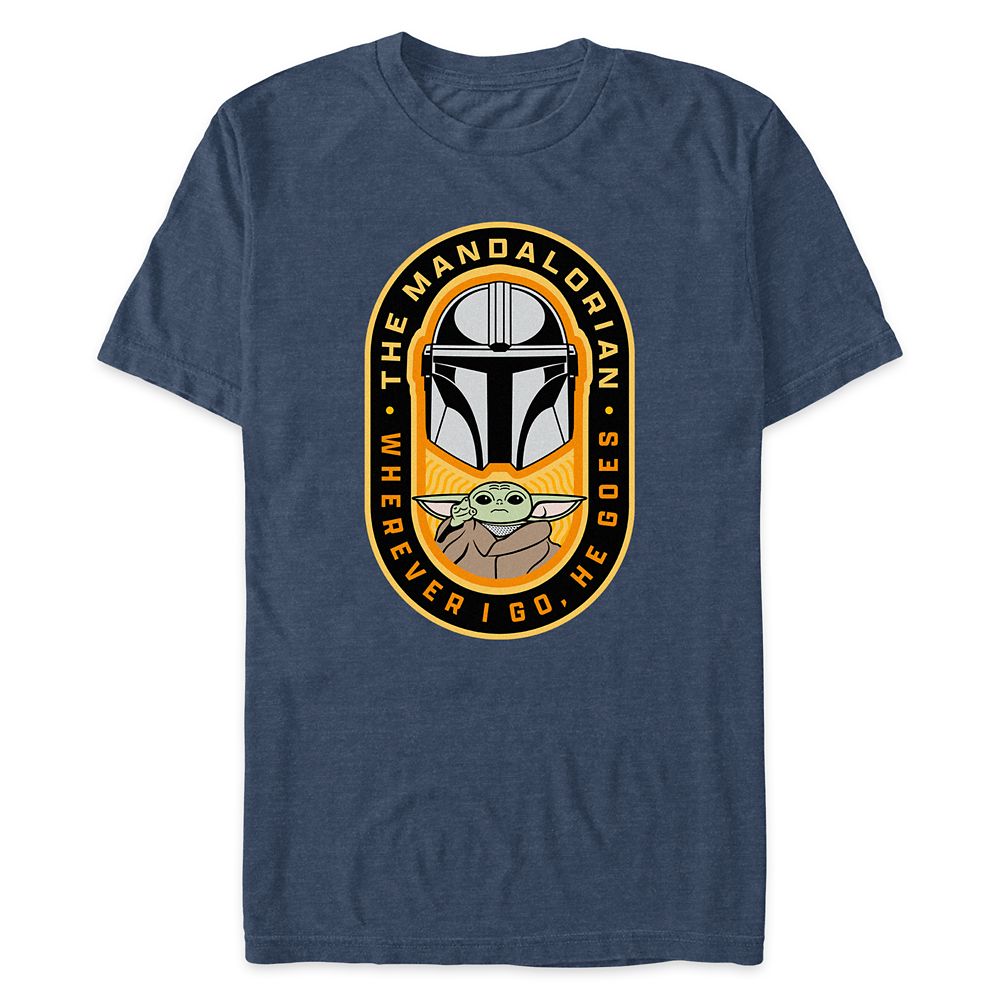 Star Wars: The Mandalorian ”Wherever I Go, He Goes” T-Shirt for Adults here now