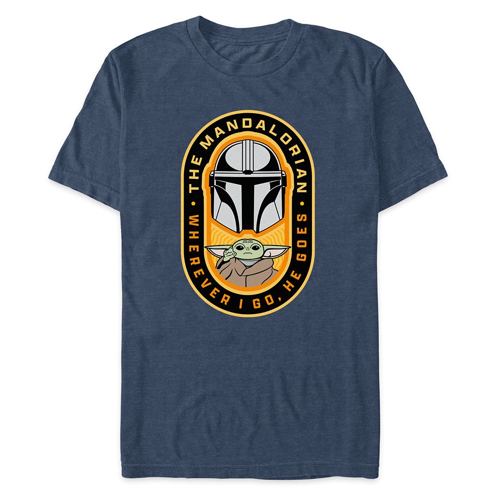 Star Wars: The Mandalorian Wherever I Go, He Goes T-Shirt for Adults Official shopDisney