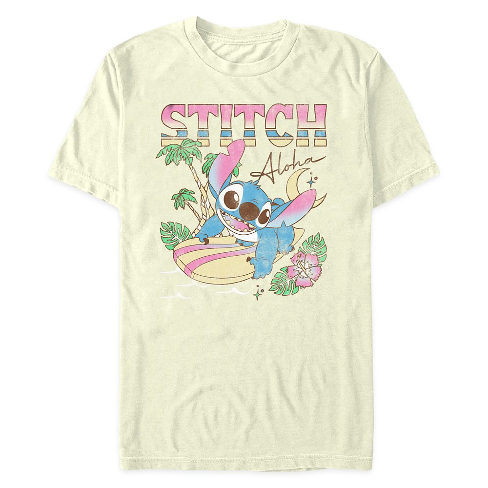 Stitch Aloha T-Shirt for Adults Official shopDisney