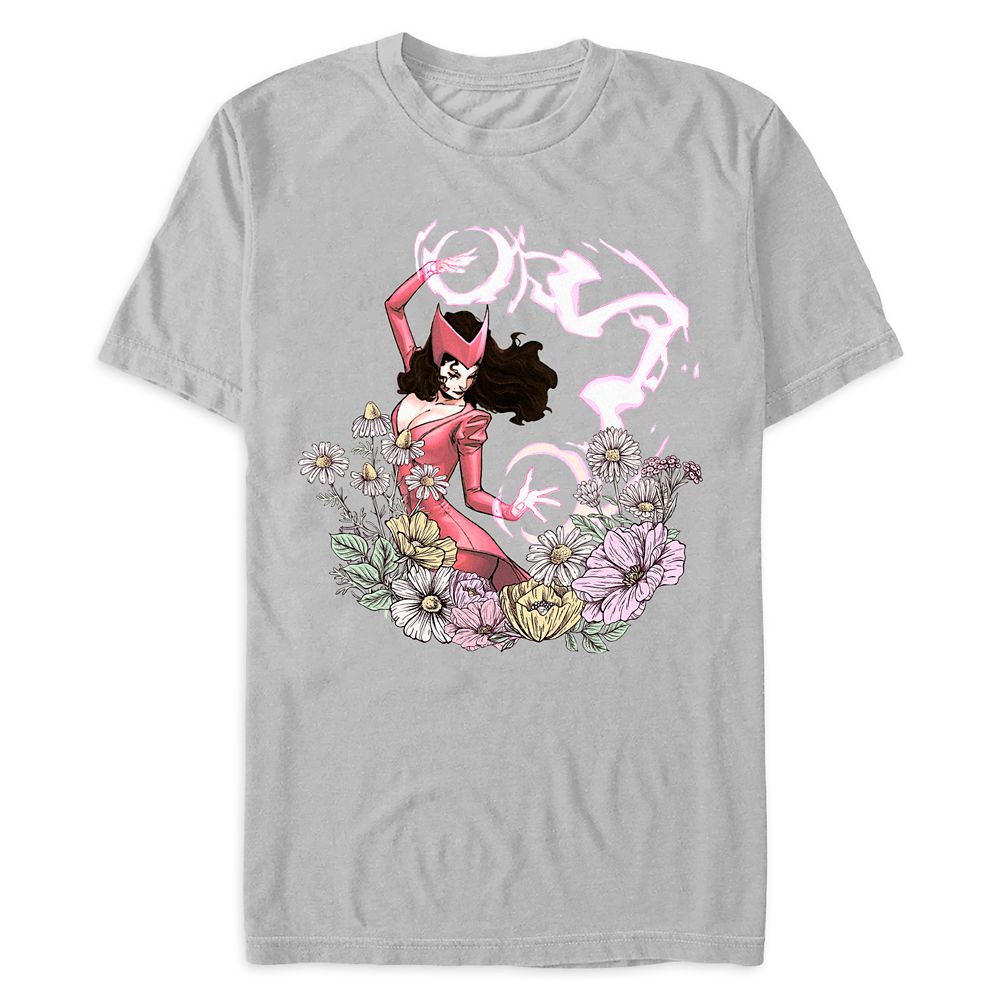 Scarlet Witch Floral T-Shirt for Adults Official shopDisney