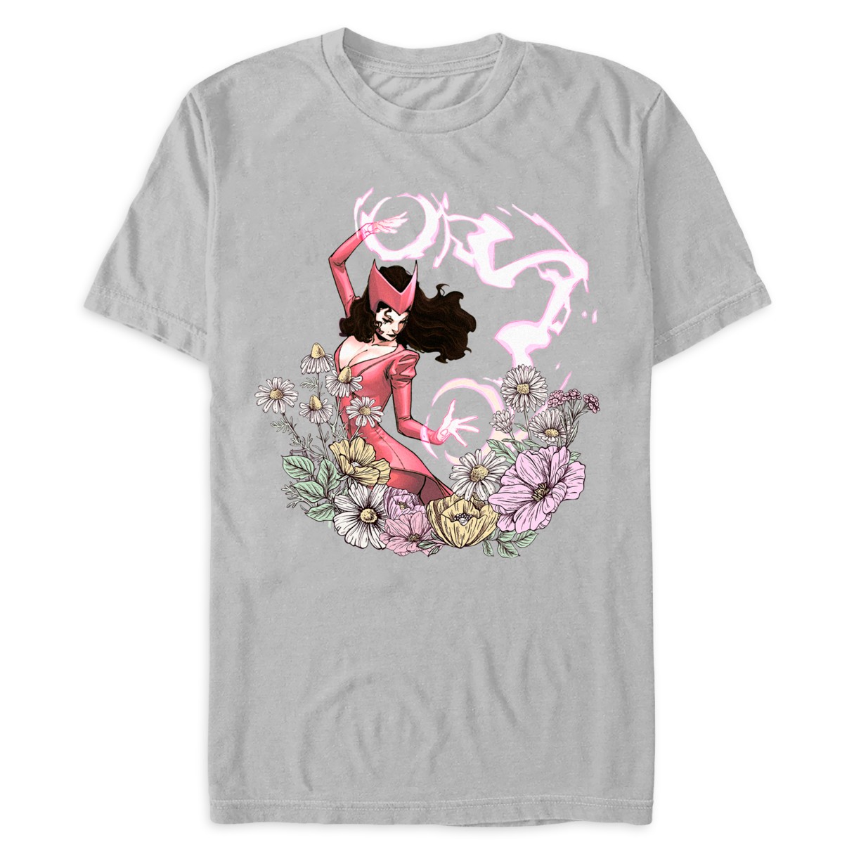 Scarlet Witch Floral T-Shirt for Adults