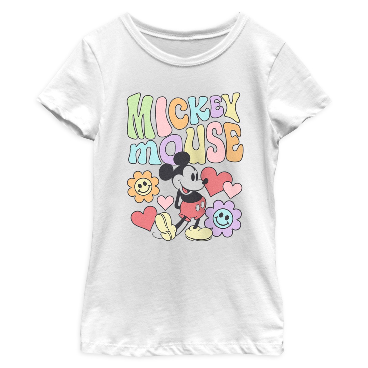 Mickey Mouse Flower Power T-Shirt for Girls
