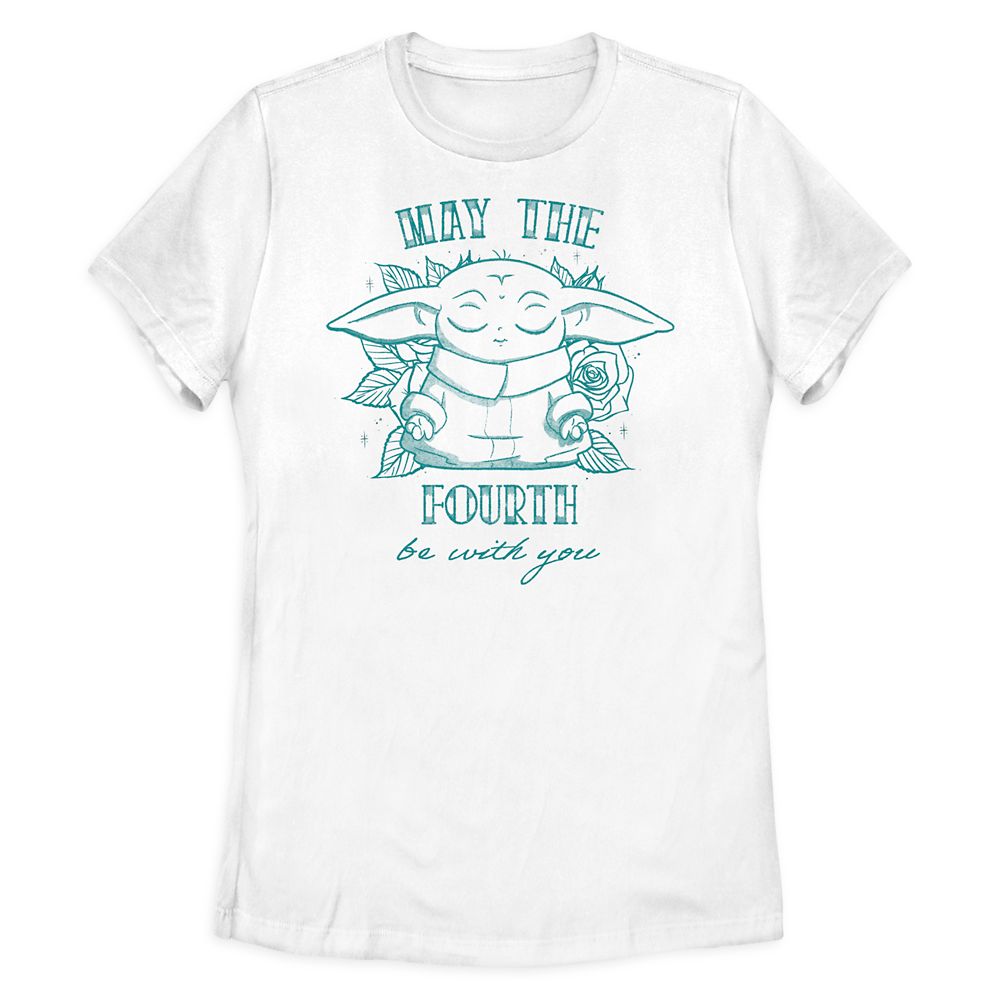 Grogu ”May the Fourth Be with You” T-Shirt for Women – Star Wars available online