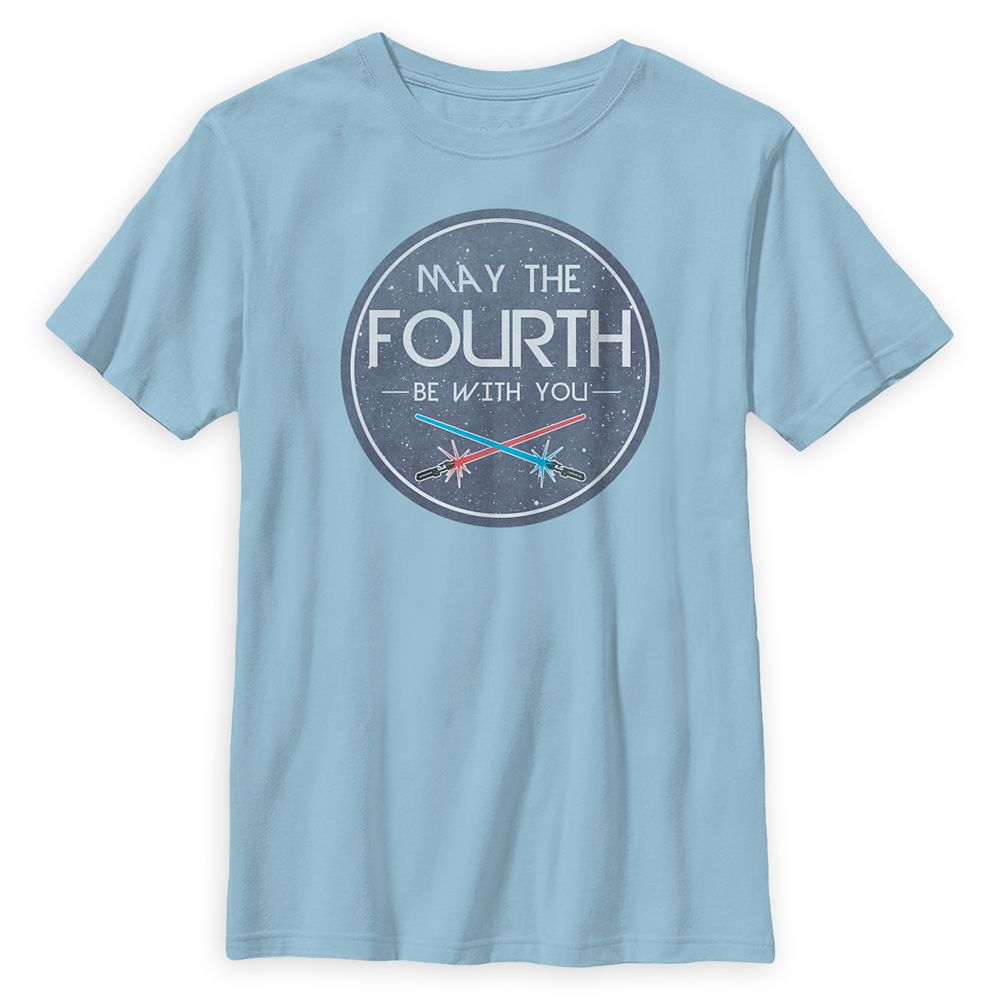 LIGHTSABER ”May the Fourth Be with You” T-Shirt for Kids – Star Wars – Buy Online Now