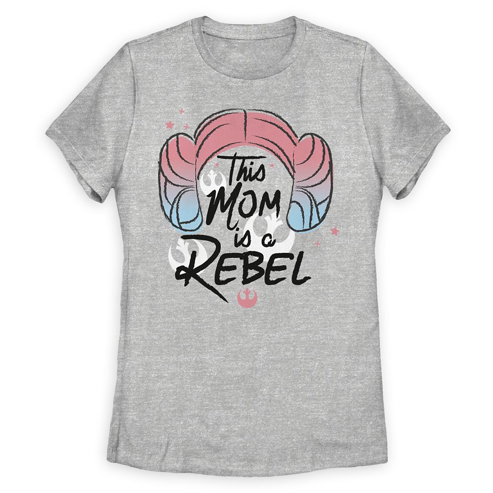 Princess Leia Rebel Mom T-Shirt for Women  Star Wars Official shopDisney