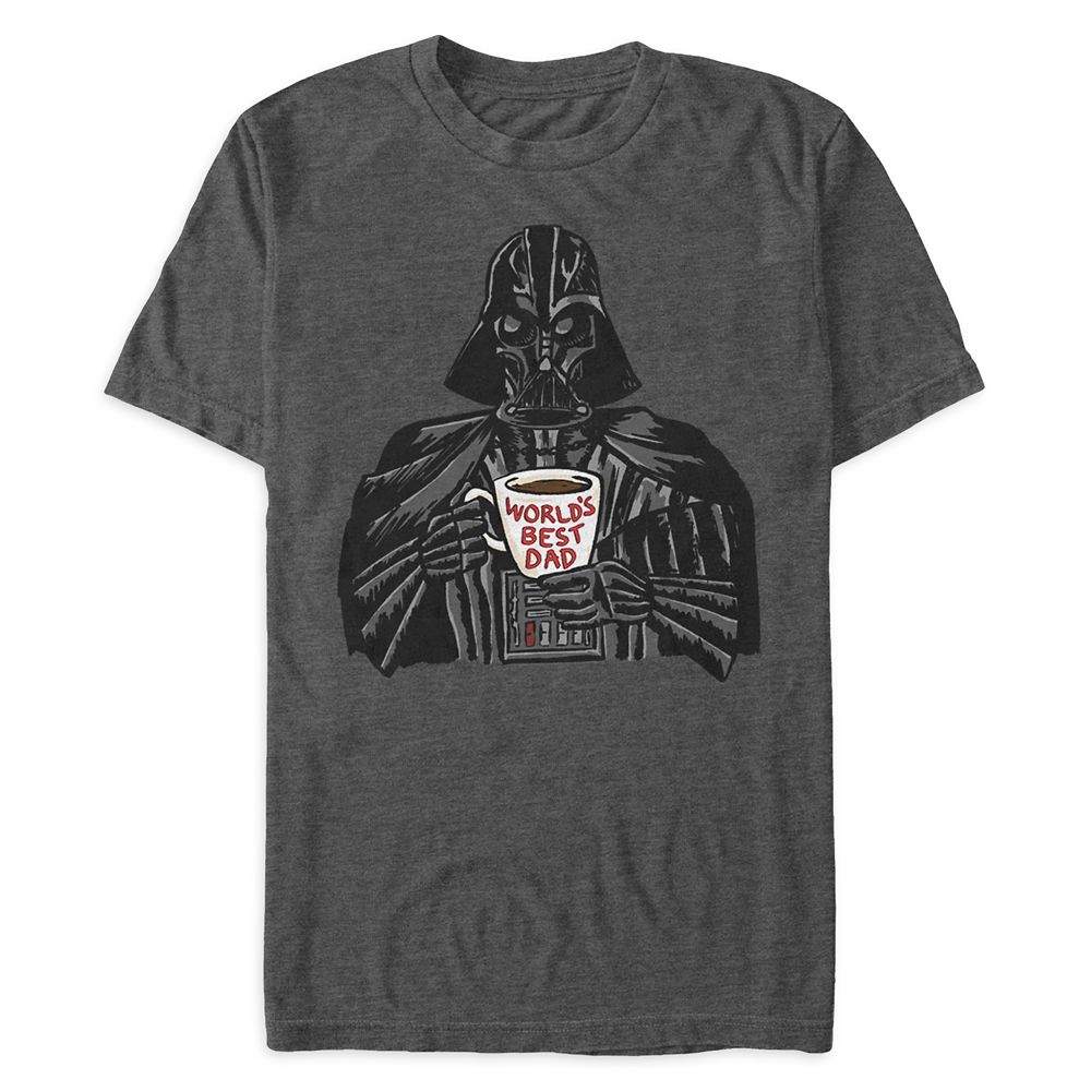 Darth Vader ''World's Best Dad'' Heathered T-Shirt for Men Star Wars Official shopDisney