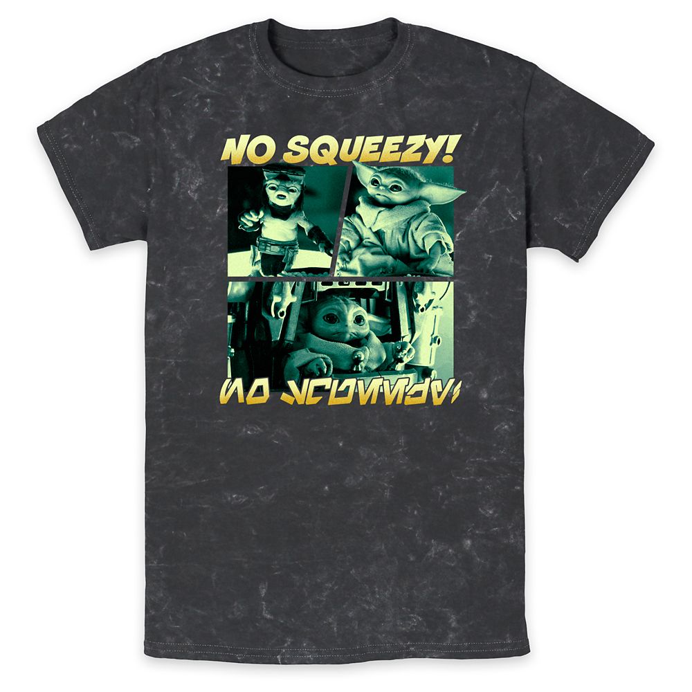 Grogu ”No Squeezy!” T-Shirt for Adults – Star Wars: The Mandalorian now out for purchase