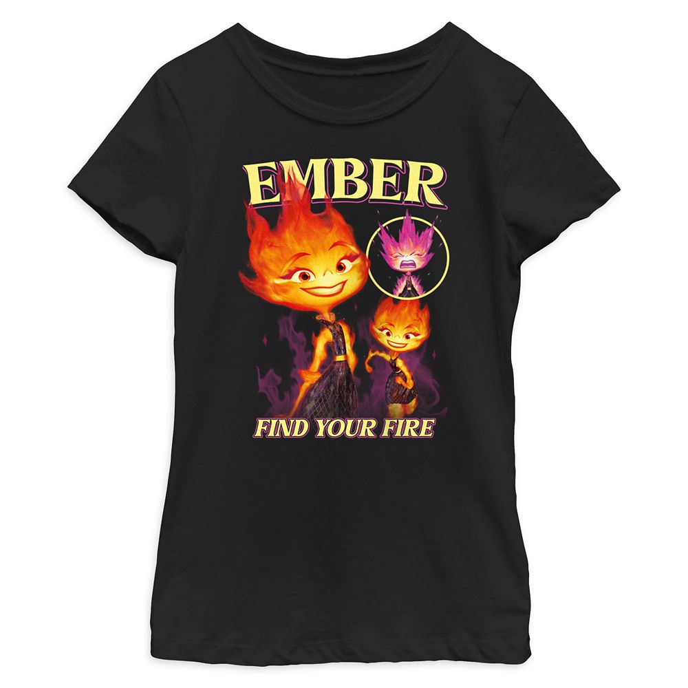 Ember Lumen ”Find Your Fire” T-Shirt for Kids – Elemental is available online