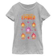 Ember Lumen ''The Expressions of Ember'' Heathered T-Shirt for Kids – Elemental