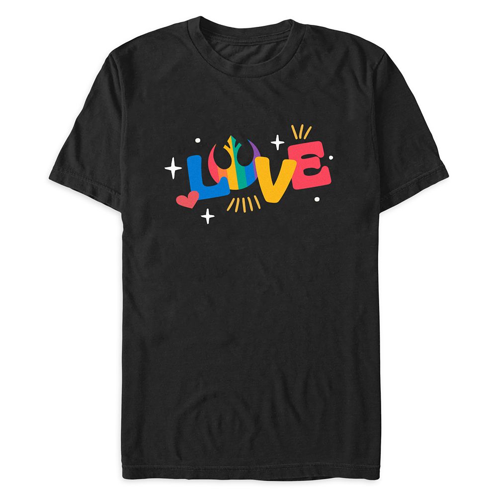 Star Wars ”Rebel Love” T-Shirt for Adults – Star Wars Pride Collection was released today
