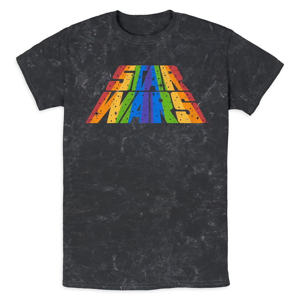 Star Wars Rainbow Logo T-Shirt for Adults – Stars Wars Pride Collection has hit the shelves for purchase