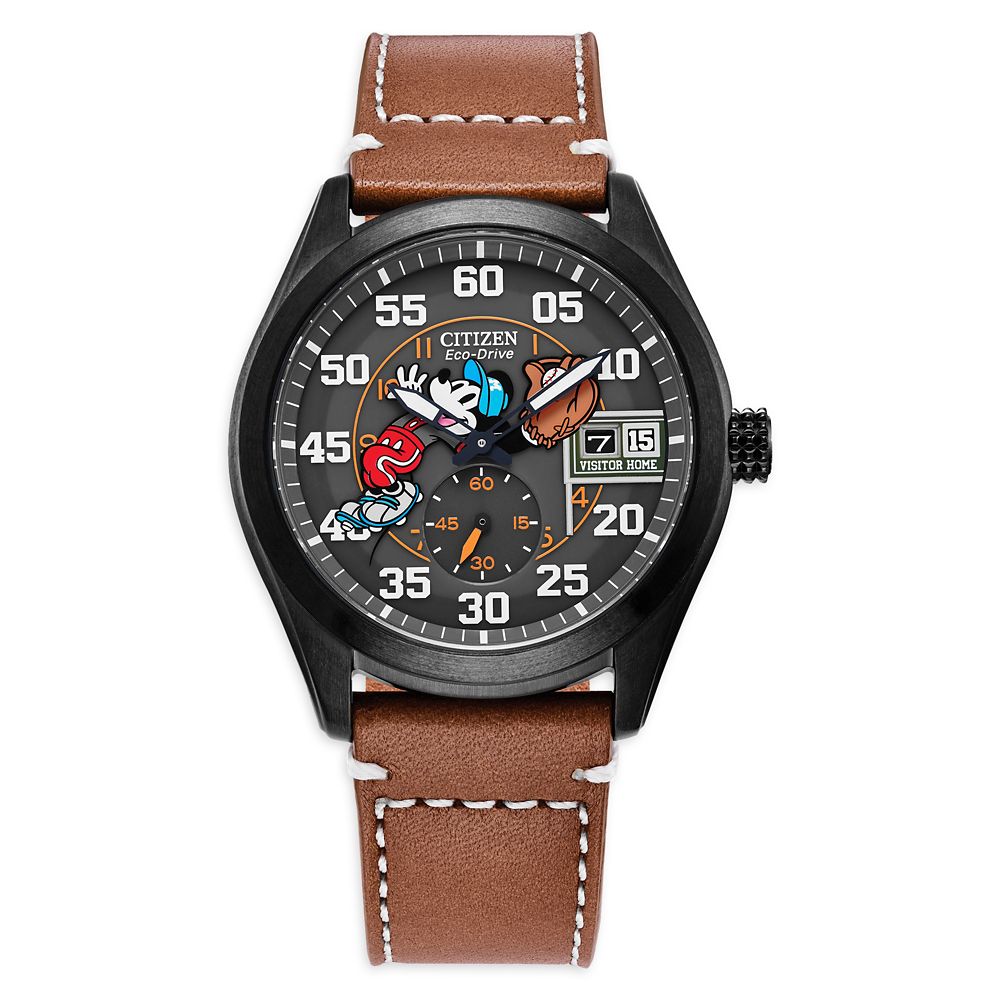 Mickey Mouse Baseball Eco-Drive Watch for Adults by Citizen is now available online