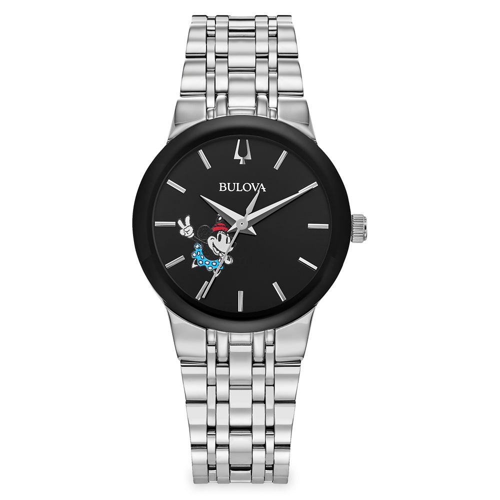 Minnie Mouse Stainless Steel Quartz Watch by Bulova now available