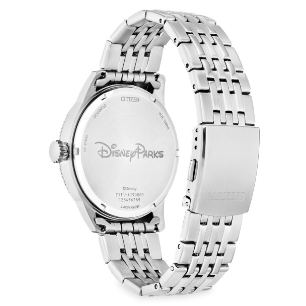 Mickey Mouse Stainless Steel Eco-Drive Watch for Men by Citizen