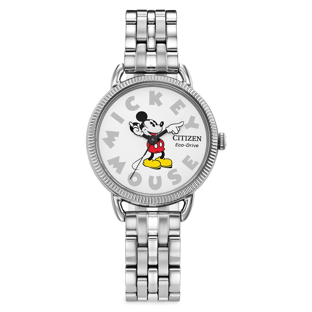 Mickey Mouse Stainless Steel Eco-Drive Watch for Women by Citizen |  shopDisney