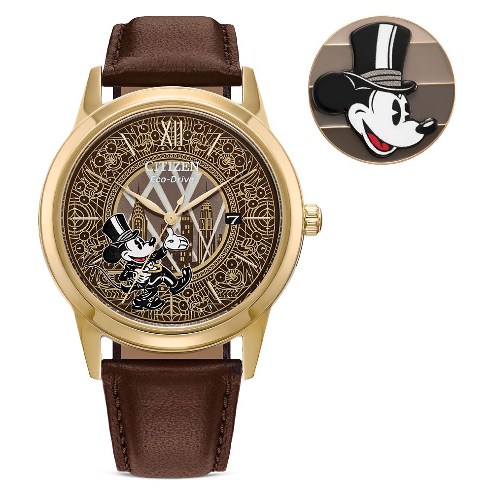 Mickey Mouse ''Hidden Mickeys'' Disney100 Watch and Pin Box Set by Citizen