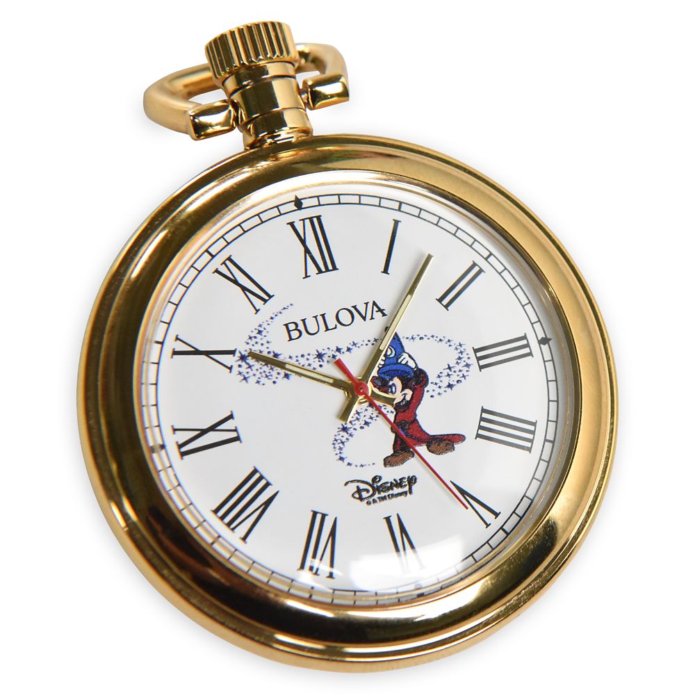Sorcerer Mickey Mouse Pocket Watch by Bulova – Fantasia now available for purchase