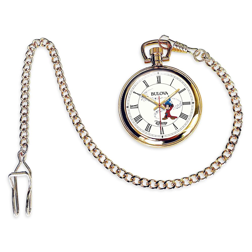 Sorcerer Mickey Mouse Pocket Watch by Bulova – Fantasia