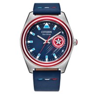 Captain America Eco-Drive Watch for Adults by Citizen – Blue