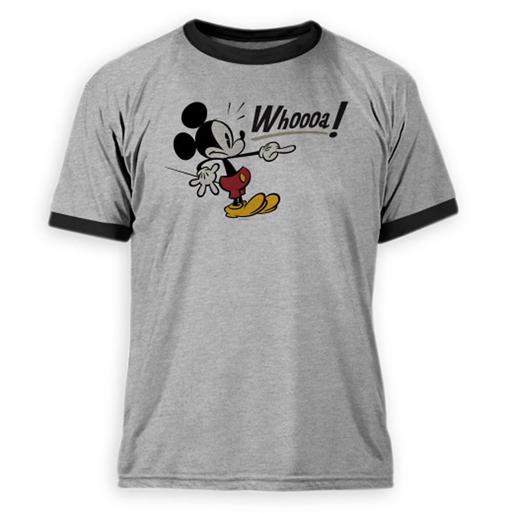 Mickey Mouse Shorts Ringer Tee for Men  Customizable Official shopDisney