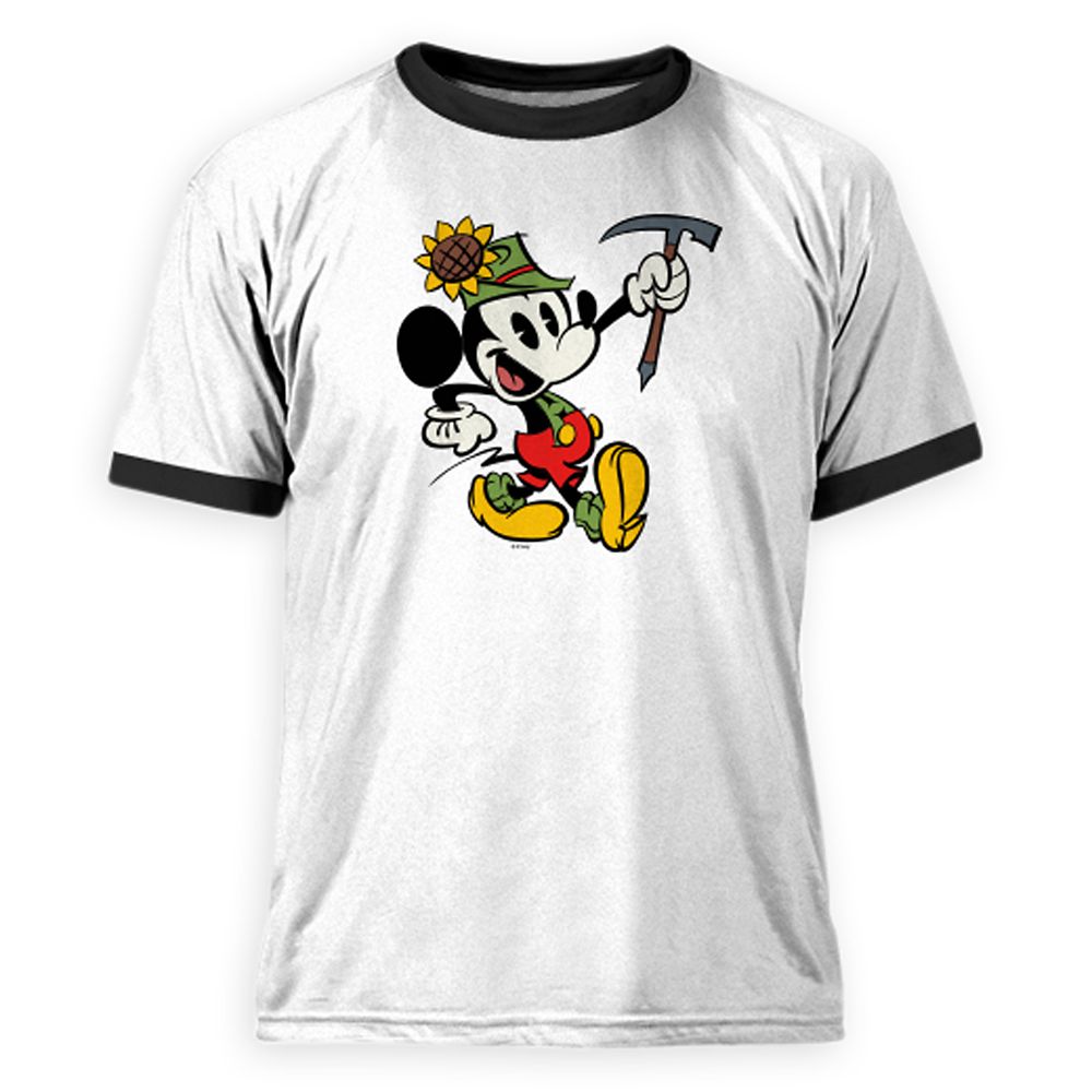 Mickey Mouse Yodelberg Ringer Tee for Men  Customizable Official shopDisney