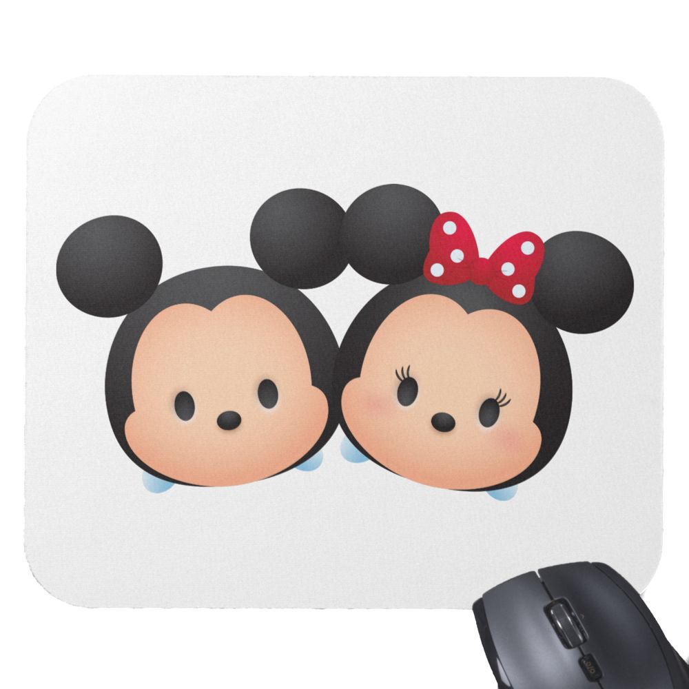 ''Tsum Tsum'' Mickey and Minnie Mouse Mousepad – Customizable