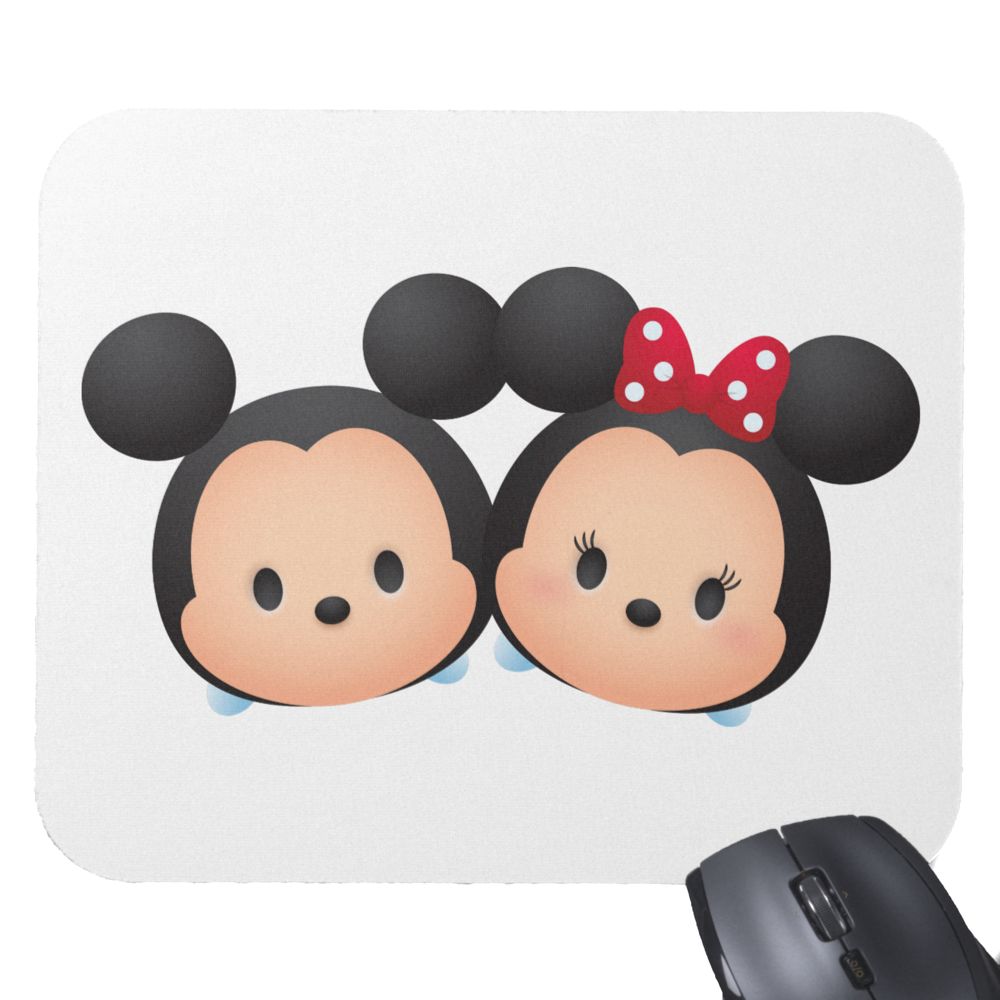 Tsum Tsum Mickey and Minnie Mouse Mousepad  Customizable Official shopDisney