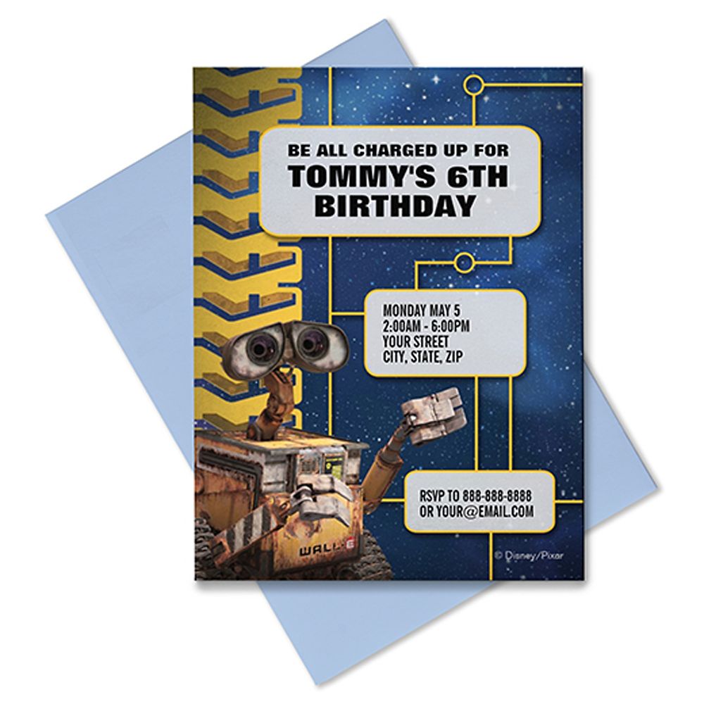WALL-E Invitation &ndash; Customizable
